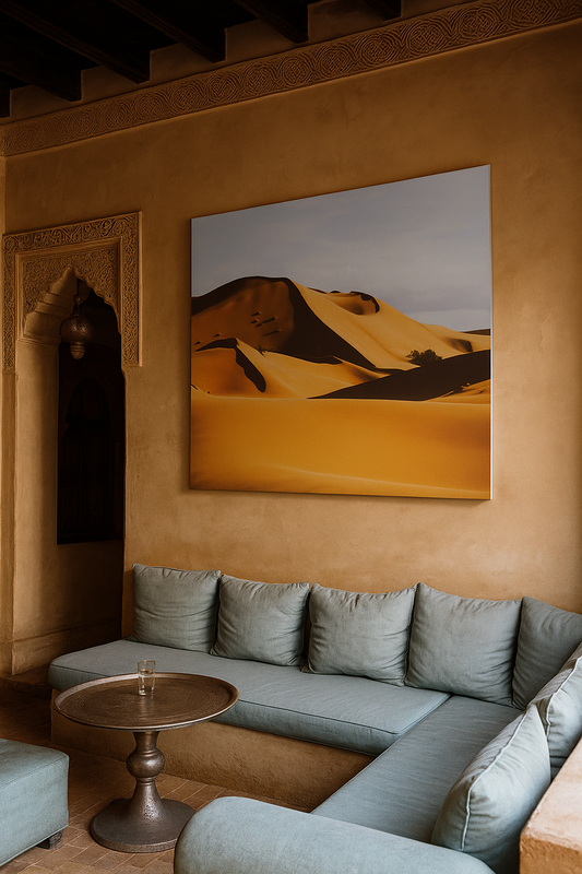 Vue du Sahara ou du désert