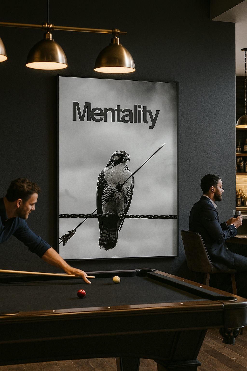 Mentality" - The Resilient Hawk T-Shirt