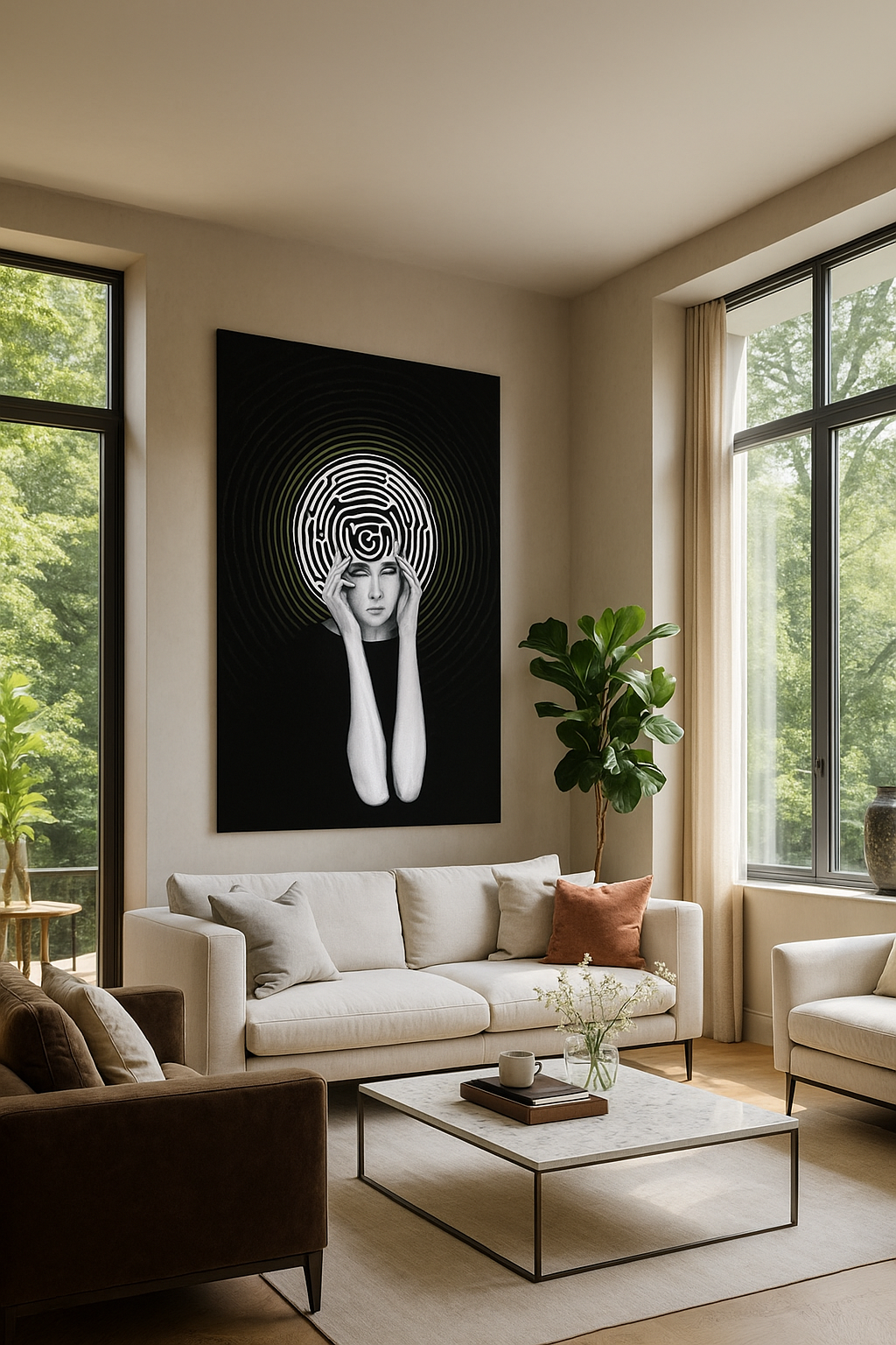 "Mind Maze" - Surreal Art Print