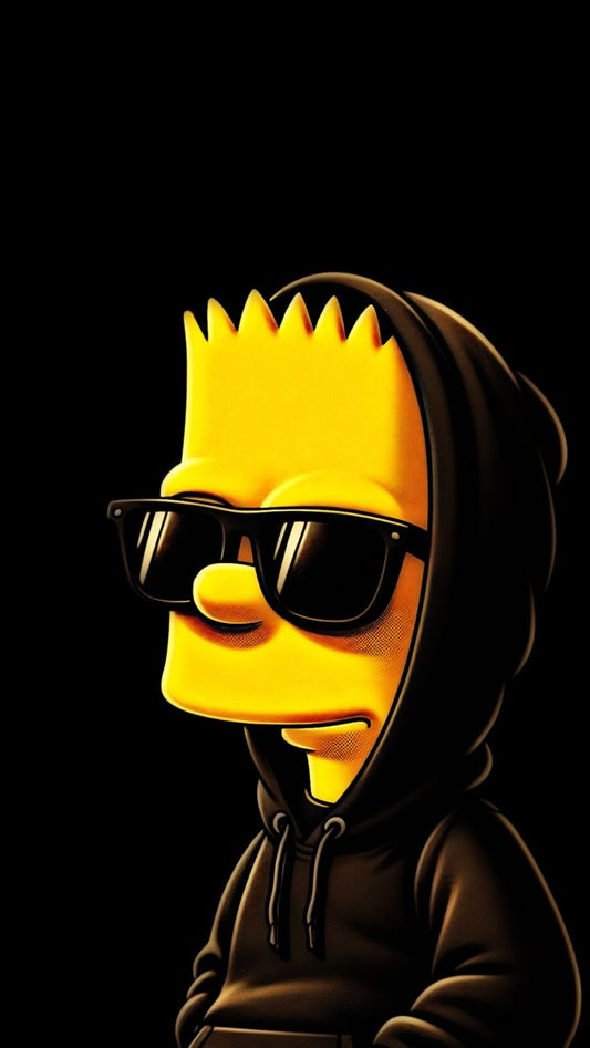 "Cool Bart" - Bart Simpson Pop Art Print