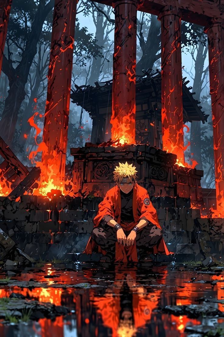 Flammes de résolution – Toile d'animation épique