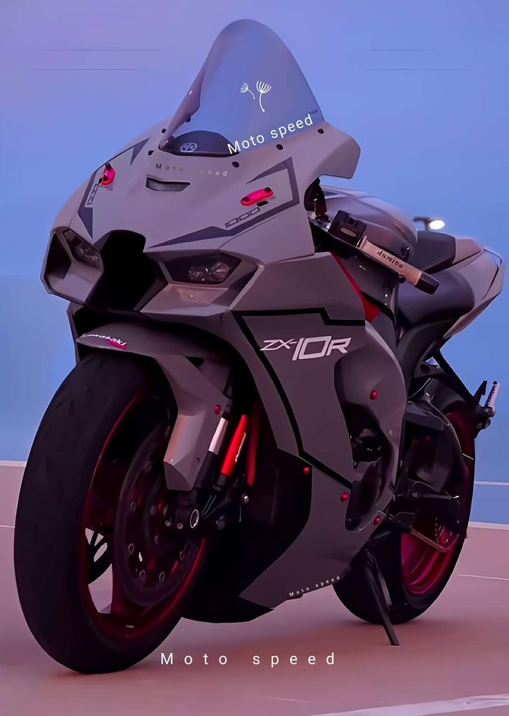 Moto Speed : Impression d'art moto haute performance | Élégance de course